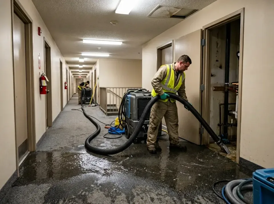 multi-unit-apartment-hallway-f-005 — frequently asked questions, Emergency Burst Pipe Water Extraction & Removal in Baker, LA